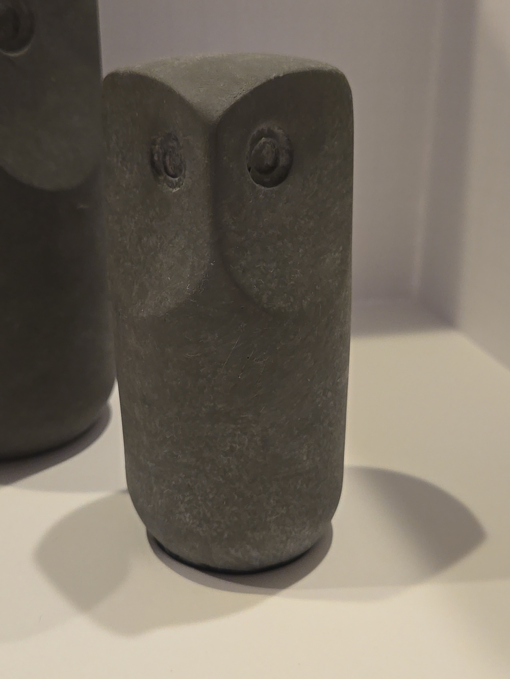 IKEA TONAD decoration set of 3 Concrete Owls Gray Statue Accents - Picture 4 of 12